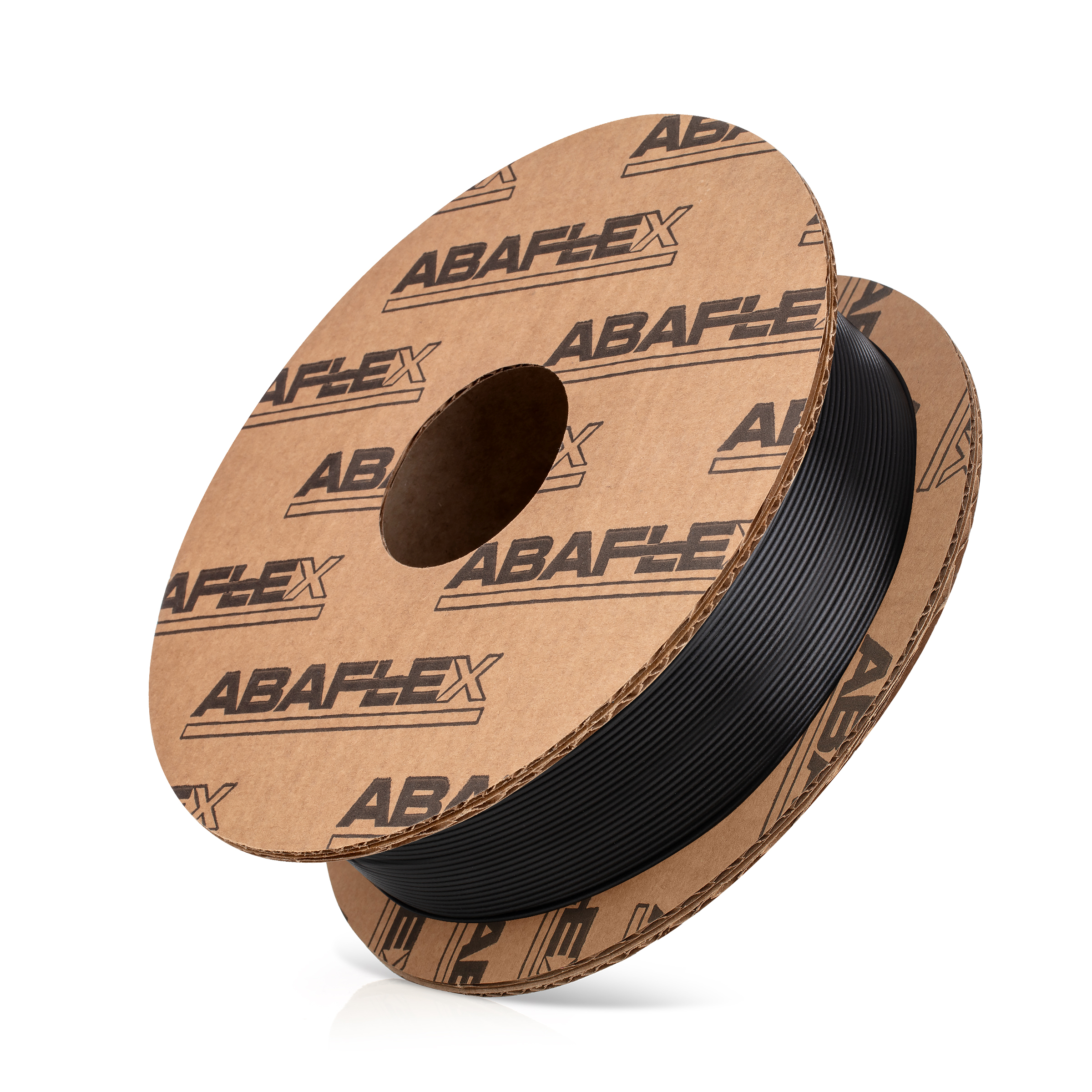 PLA filament ABAFLEX černý, 1.75 ± 0.019 mm, 750g, cívka 64mm