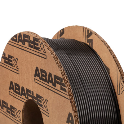 PLA filament ABAFLEX černý, 1.75 ± 0.019 mm, 750g, cívka 64mm