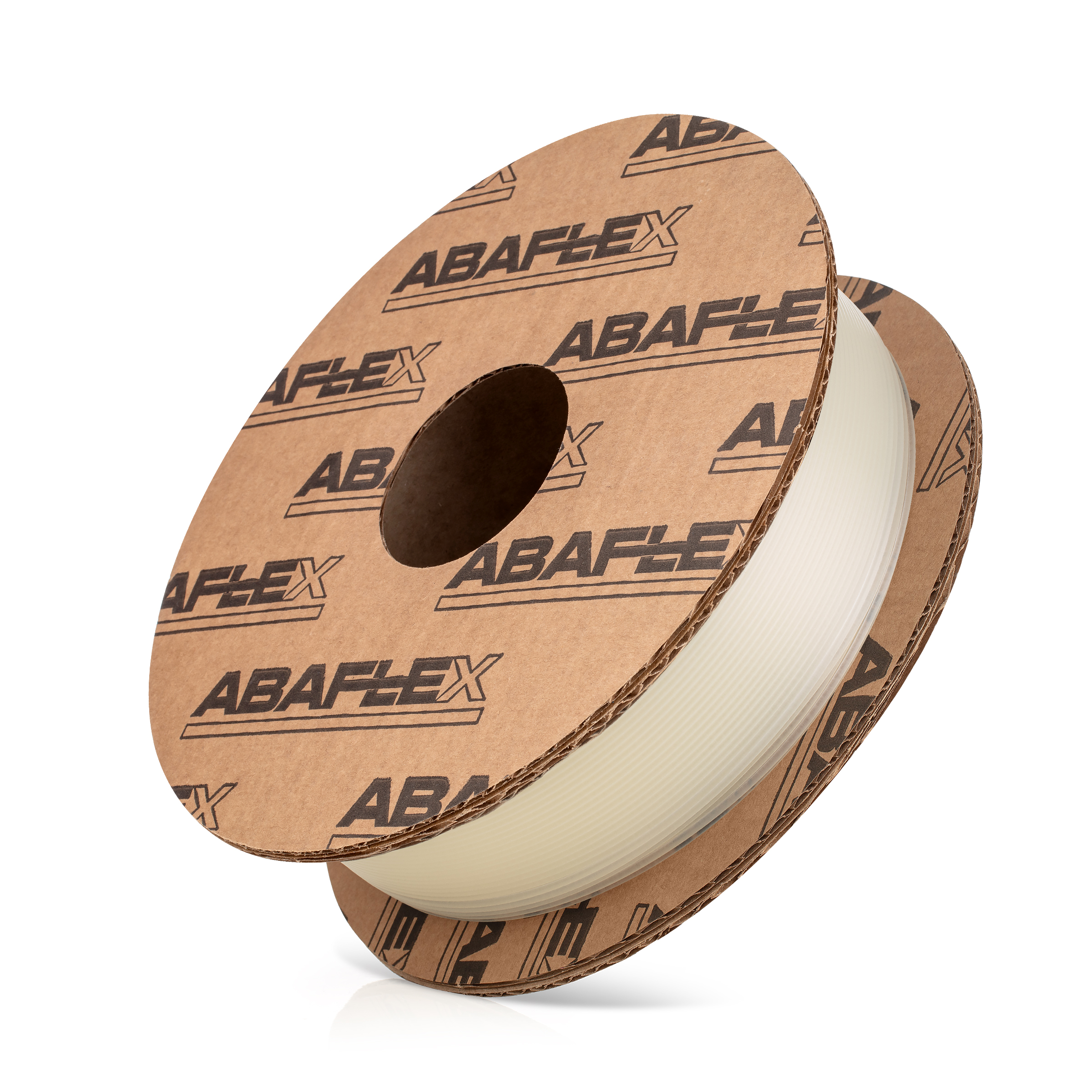 PLA filament ABAFLEX natural, 1.75 ± 0.019 mm, 750g, cívka 64mm