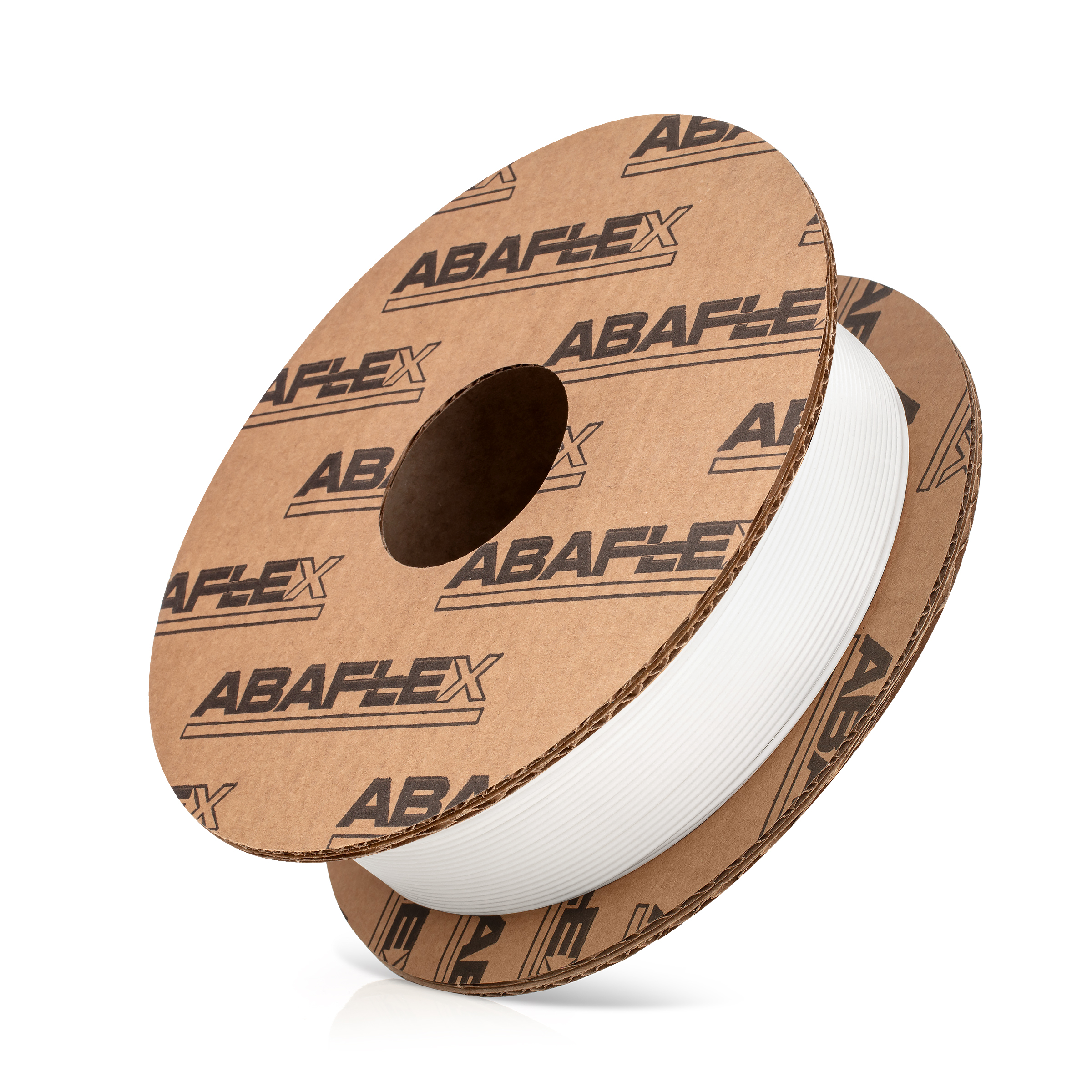 PLA filament ABAFLEX bílý, 1.75 ± 0.019 mm, 750g, cívka 64mm