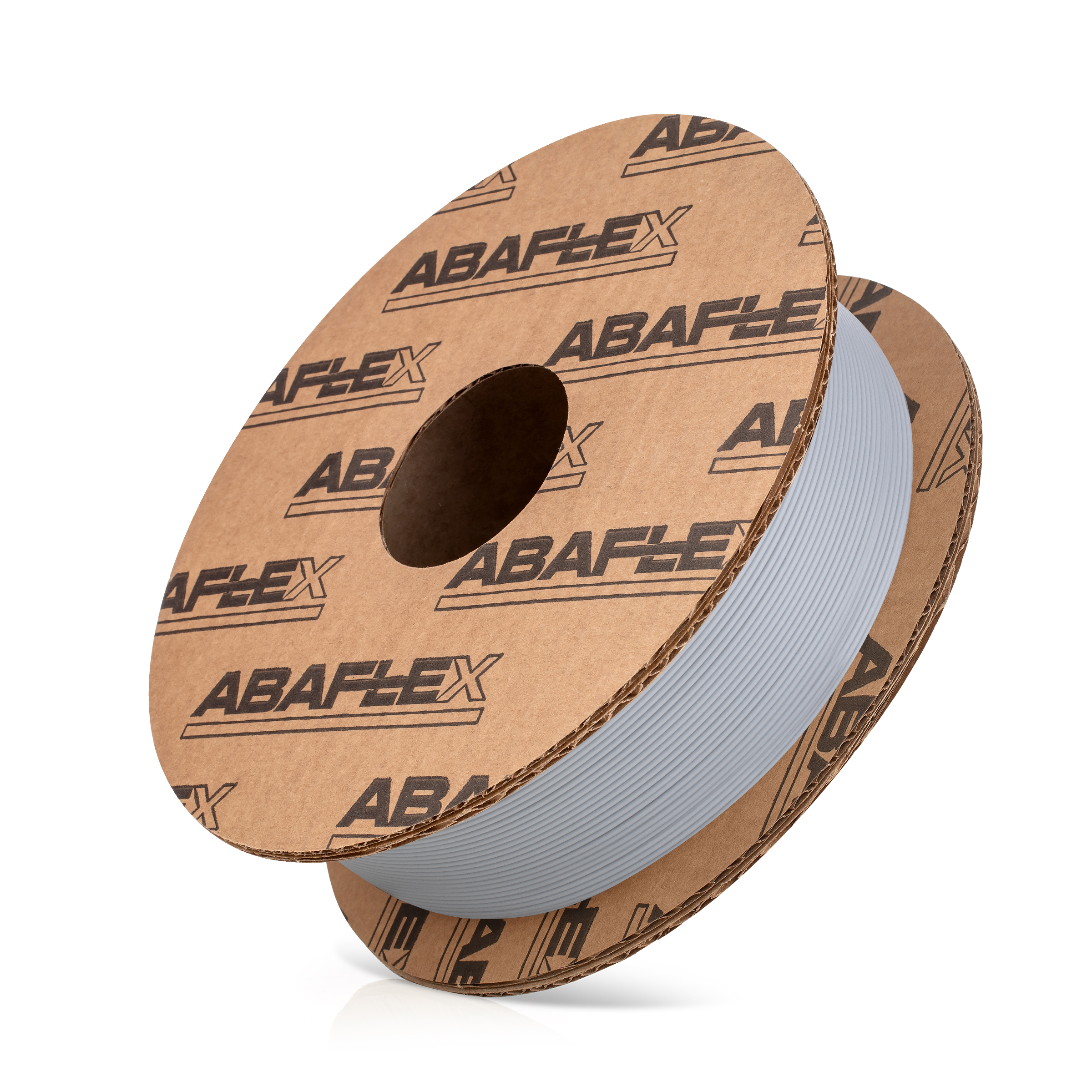 PLA filament ABAFLEX šedý, 1.75 ± 0.019 mm, 750g, cívka 64mm