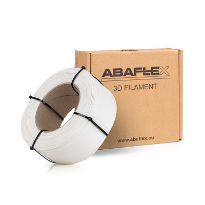 PLA filament ABAFLEX bílý, 1.75 ± 0.019 mm, 750g, REFILL 60mm