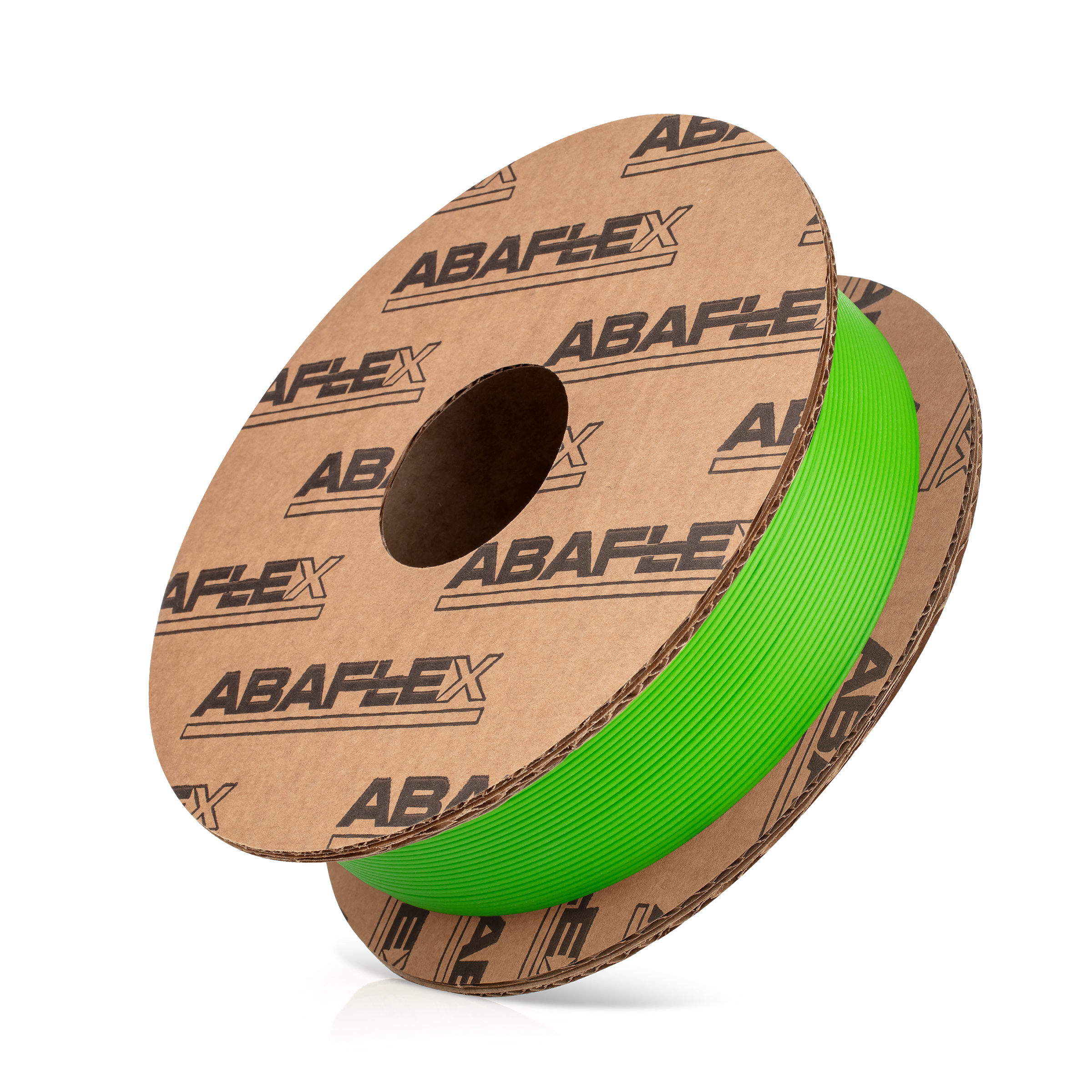 PLA filament ABAFLEX zelený, 1.75 ± 0.019 mm, 750g, cívka 64mm