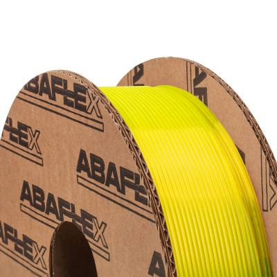 PETG+ filament ABAFLEX signal yellow transparent, 750g, cívka 64mm