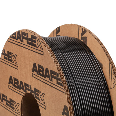 PETG+ filament ABAFLEX černý, 1.75 ± 0.019 mm, 750g, cívka 64mm