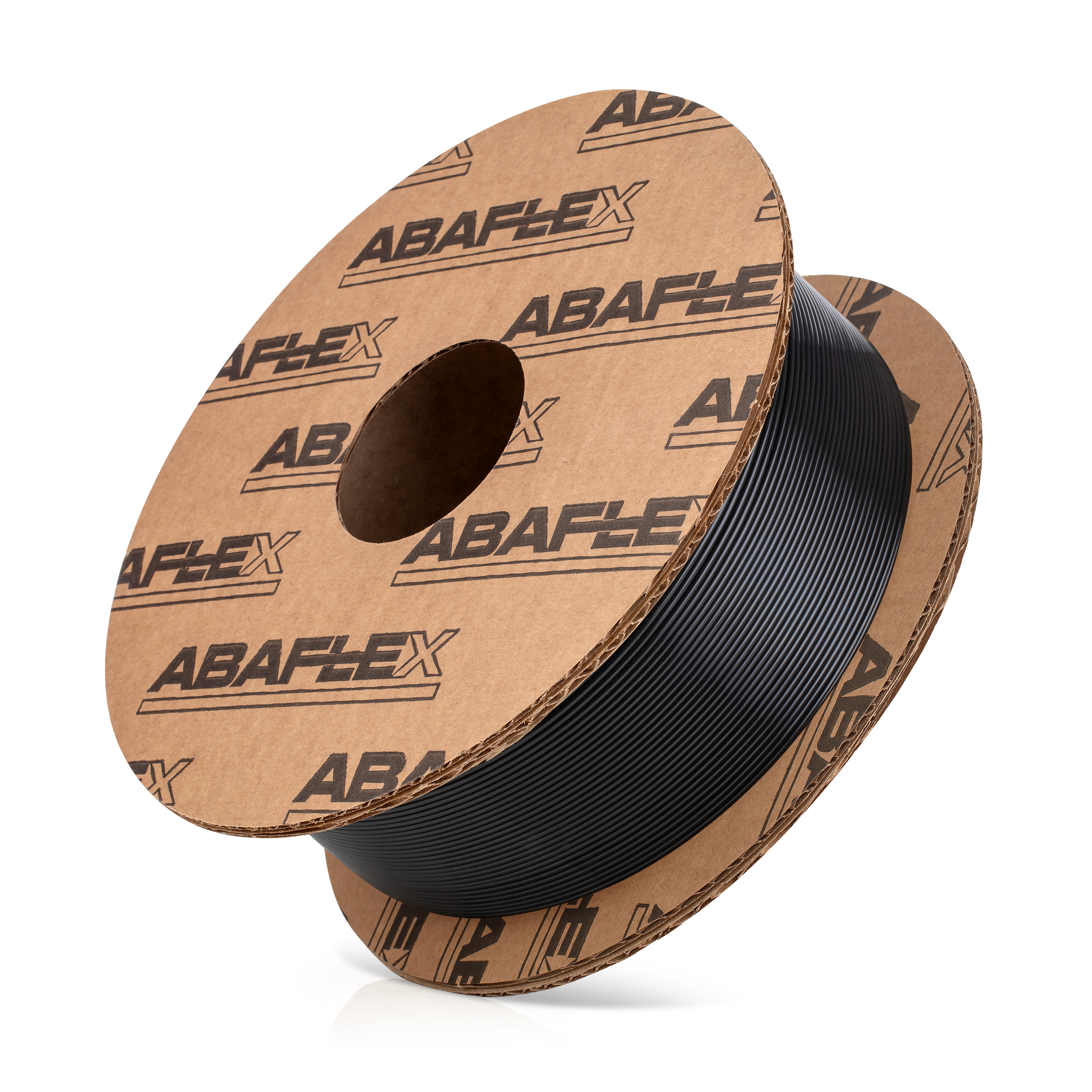 PETG+ filament ABAFLEX černý, 1.75 ± 0.019 mm, 1000g, cívka 84mm