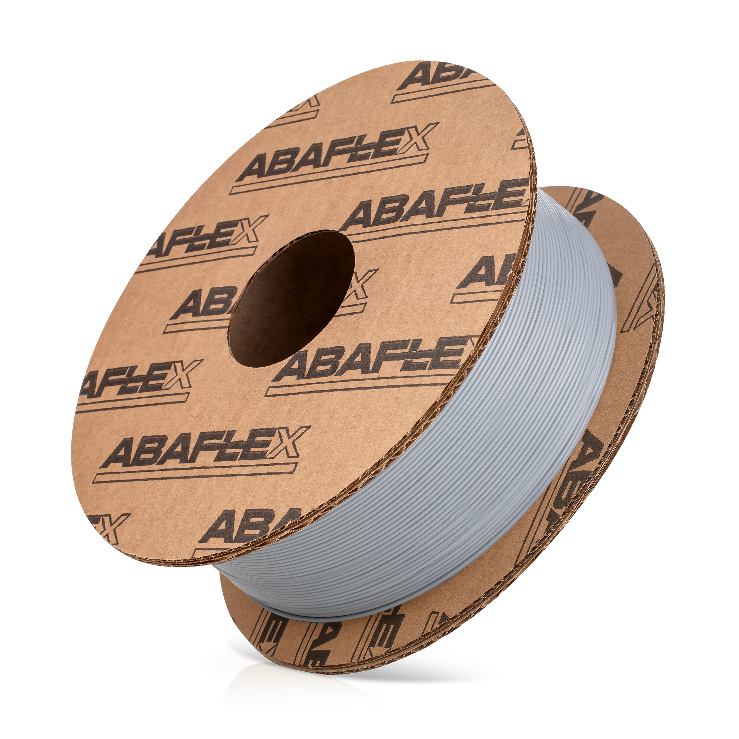 PETG+ filament ABAFLEX šedý, 1.75 ± 0.019 mm, 1000g, cívka 84mm