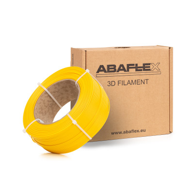 PETG+ filament ABAFLEX žlutý, 1.75 ± 0.019 mm, 1000g, REFILL 70mm